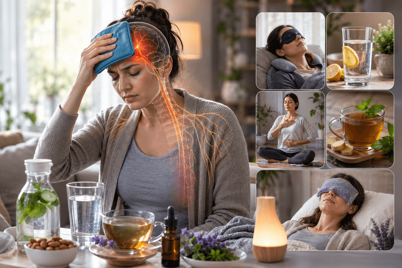 10 Easy Home Remedies for Migraine Relief
